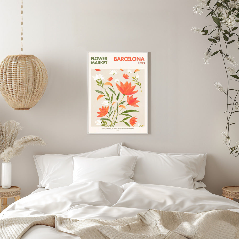 Barcelona Flower Market - plakatstore