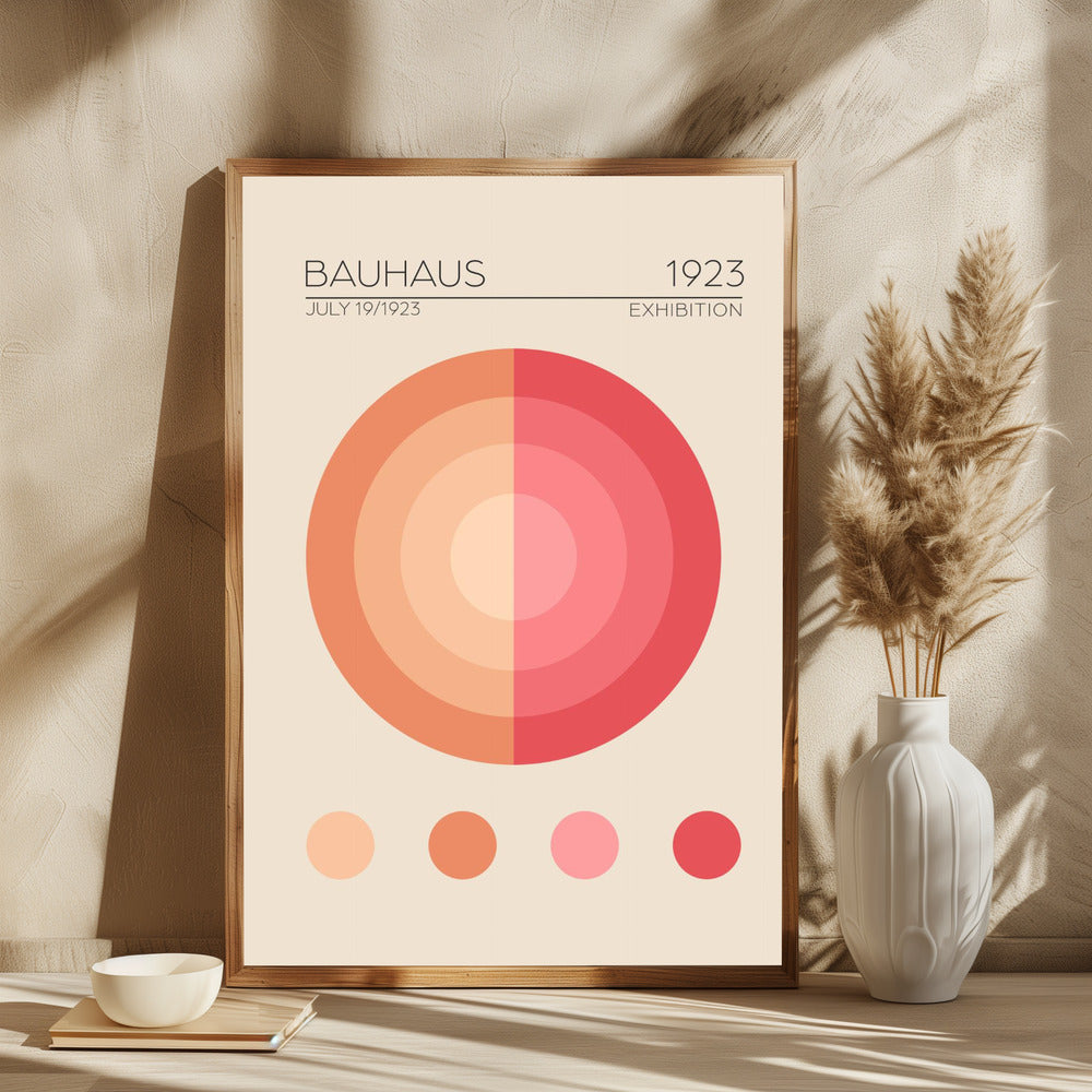 Bauhaus Pembe Daire - plakatstore