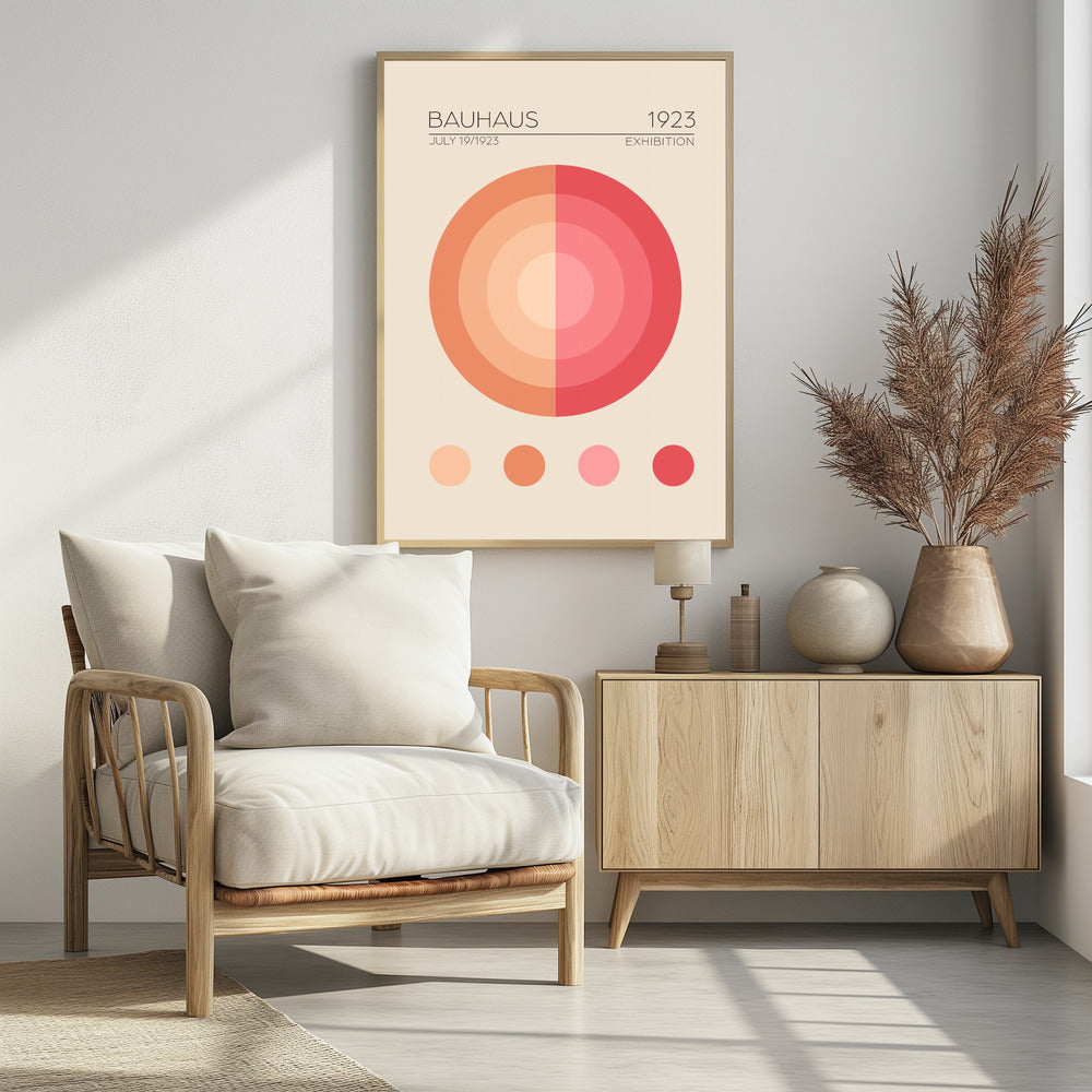 Bauhaus Pembe Daire - plakatstore