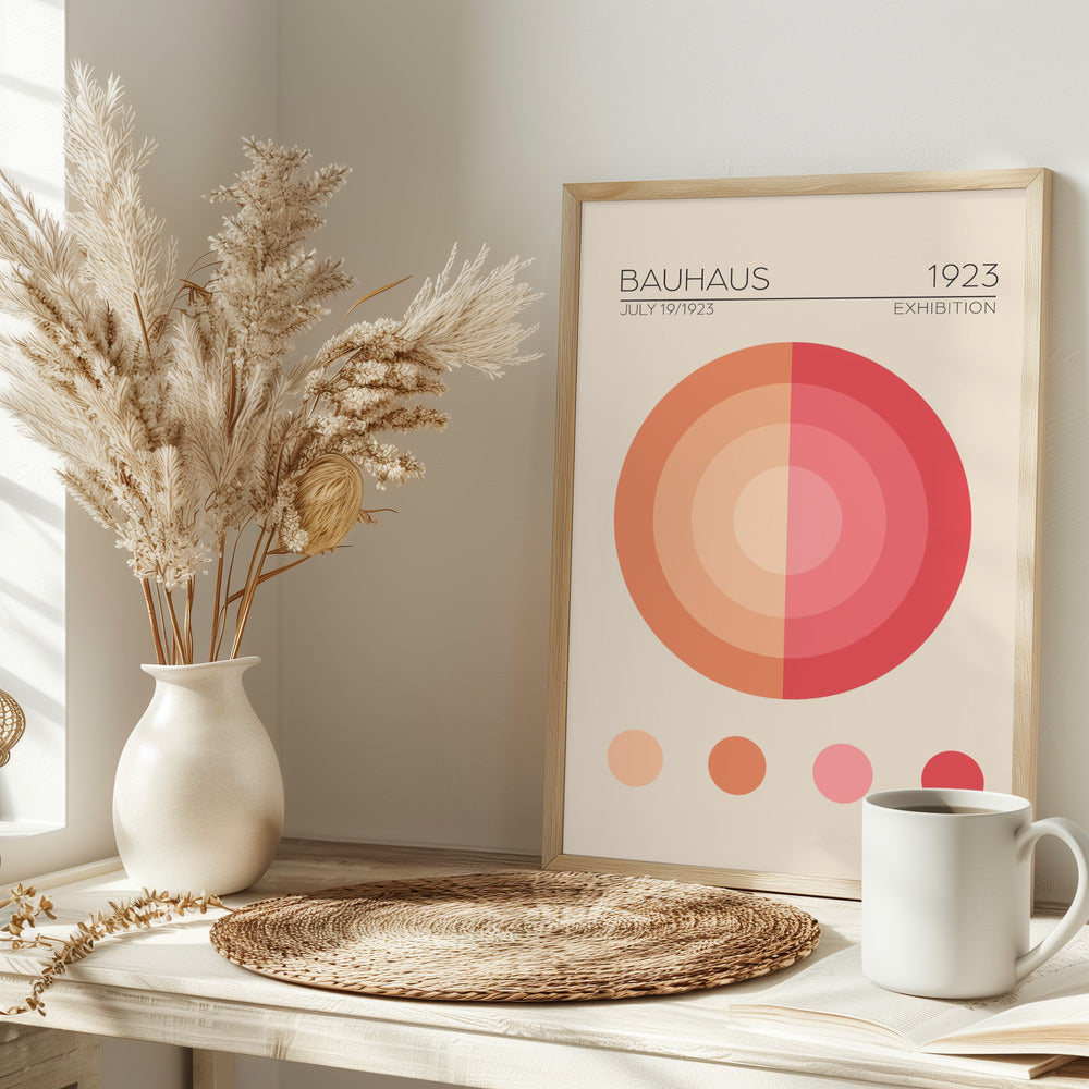 Bauhaus Pembe Daire - plakatstore