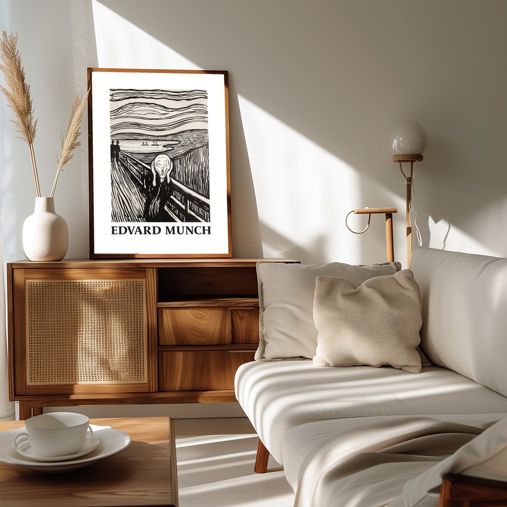 Skriet- The Scream - Monochrome Version