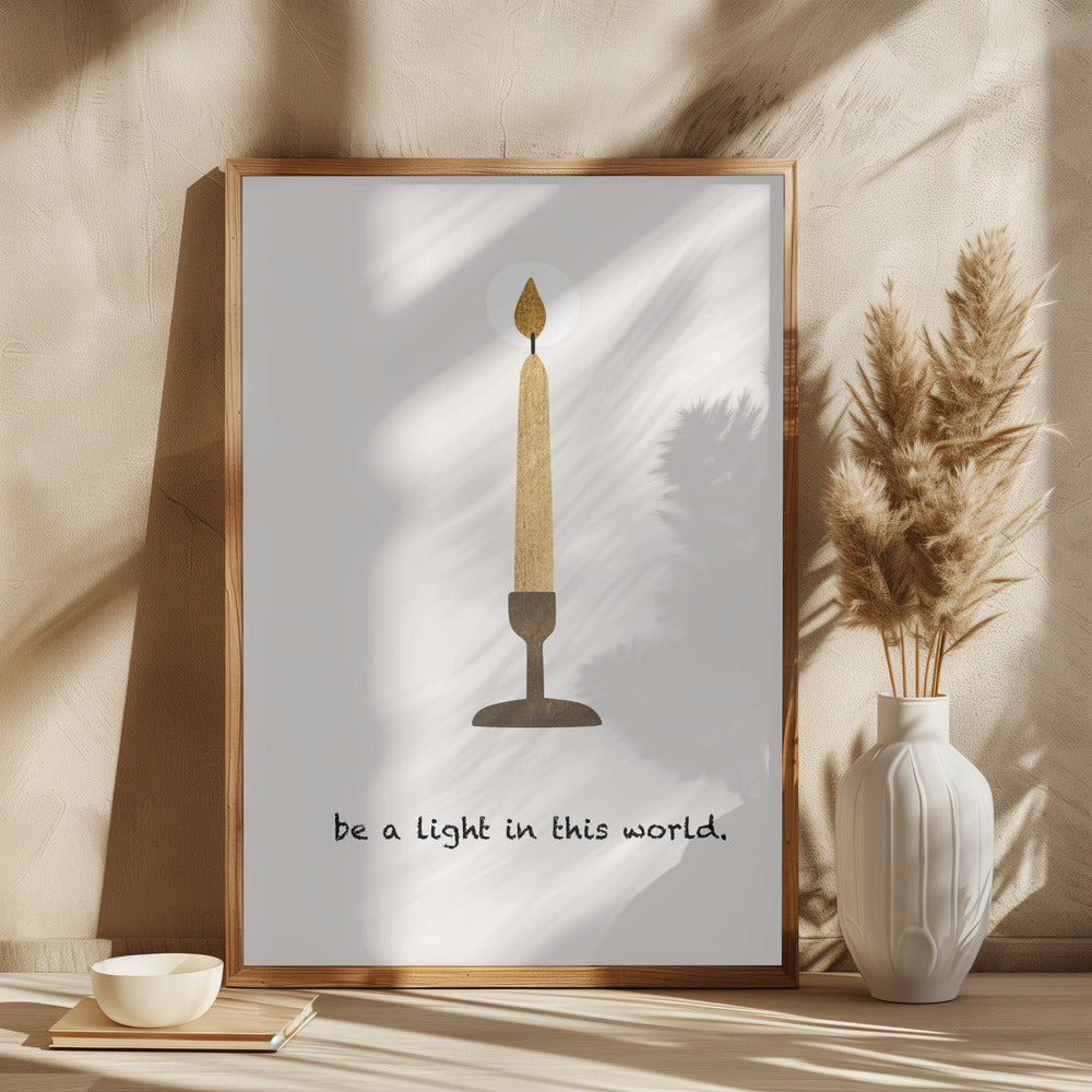 Be a Light - plakatstore