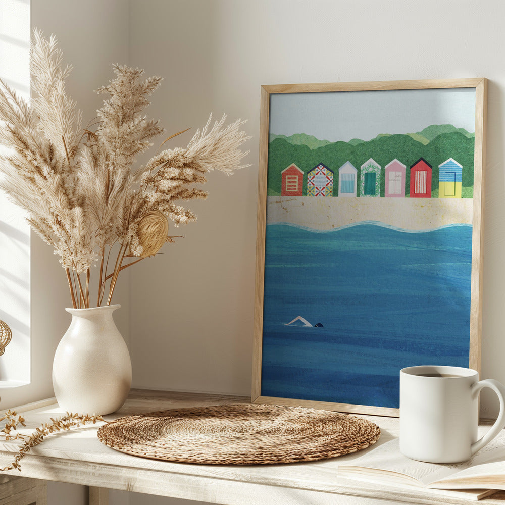 Beach Huts - plakatstore