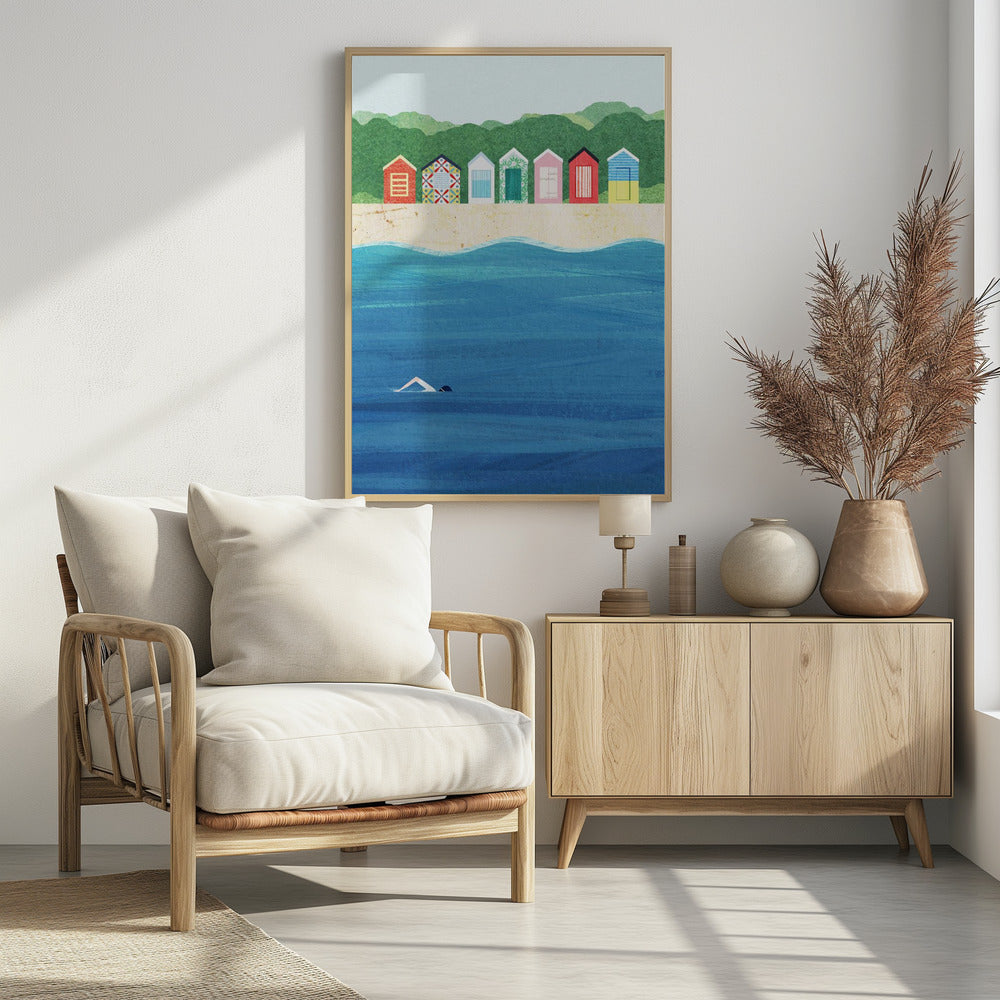 Beach Huts - plakatstore