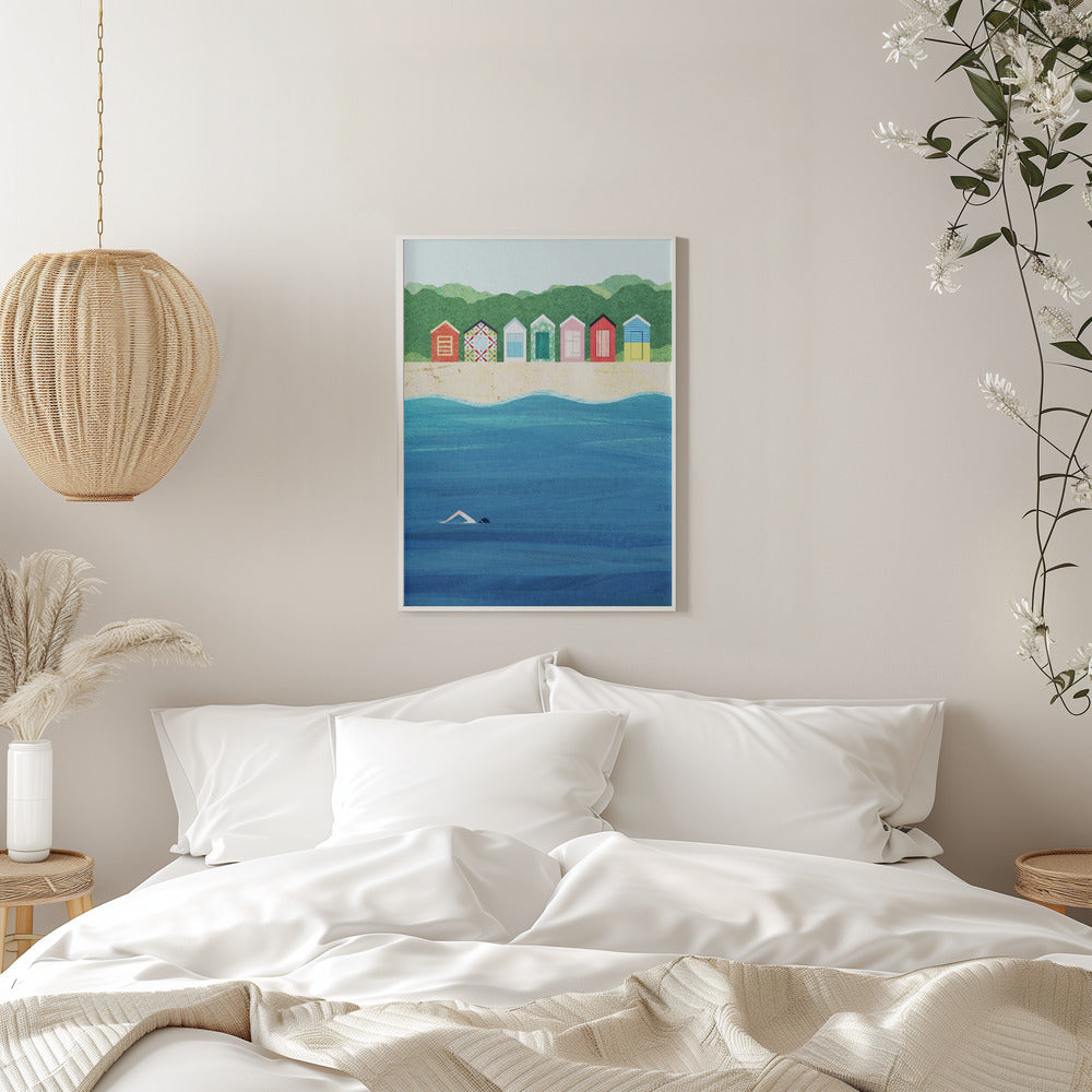 Beach Huts - plakatstore