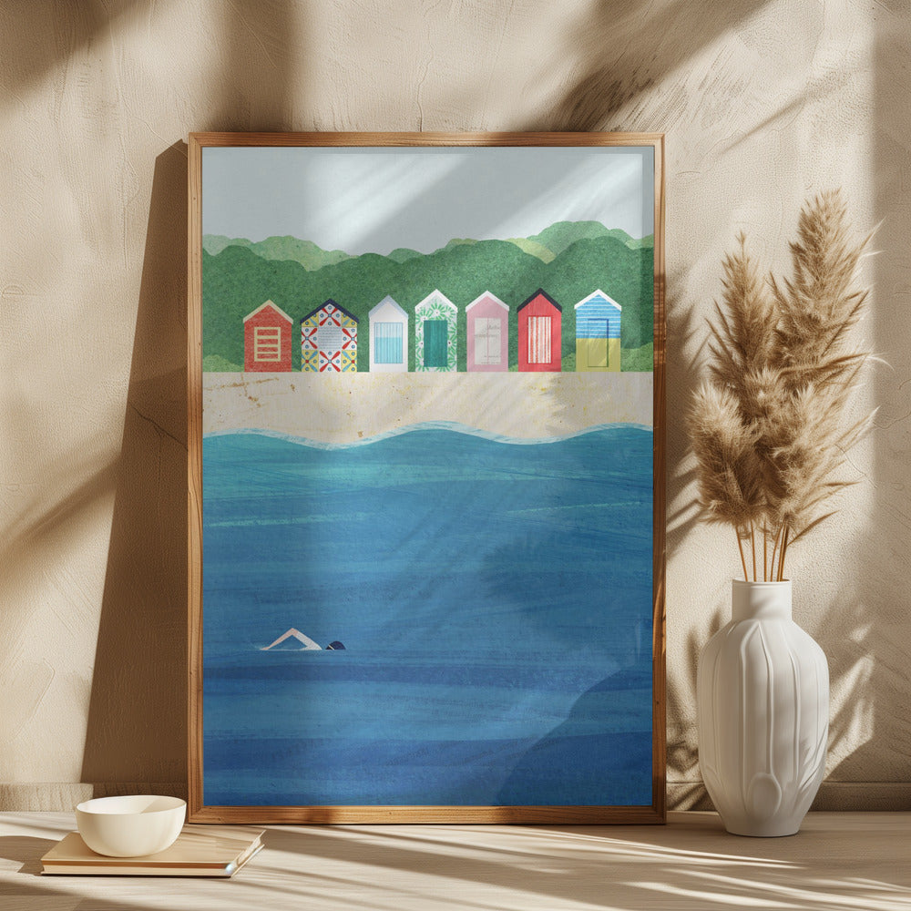 Beach Huts - plakatstore