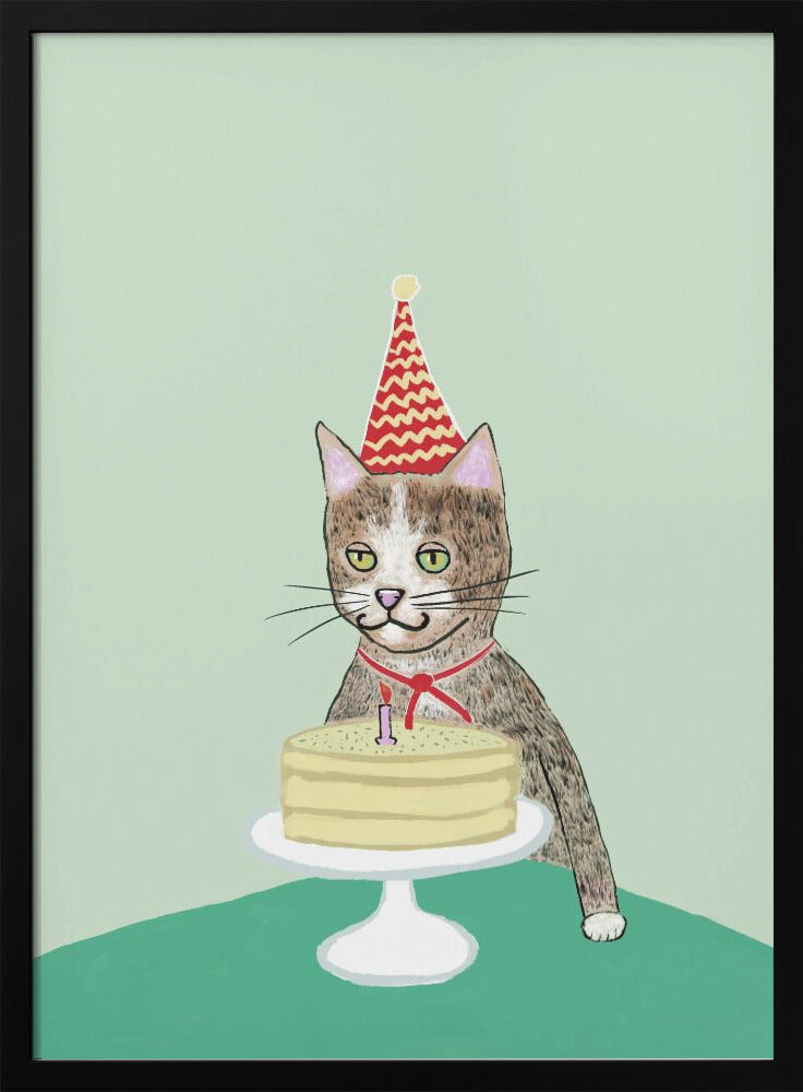 Birthday cat - plakatstore