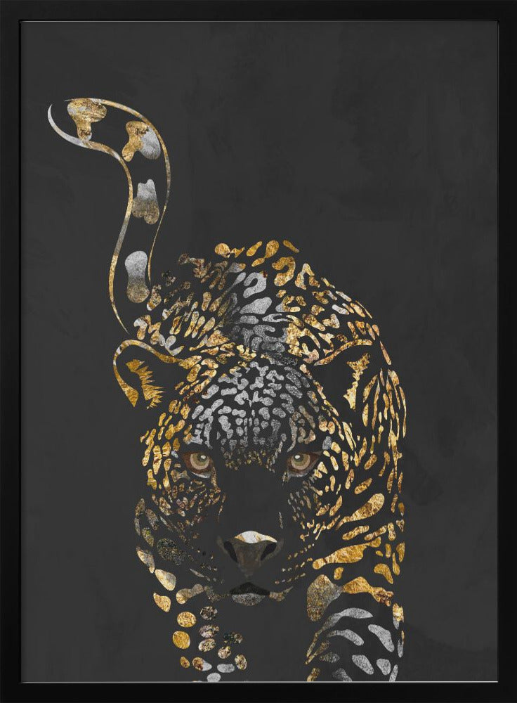 Black gold jaguar - plakatstore