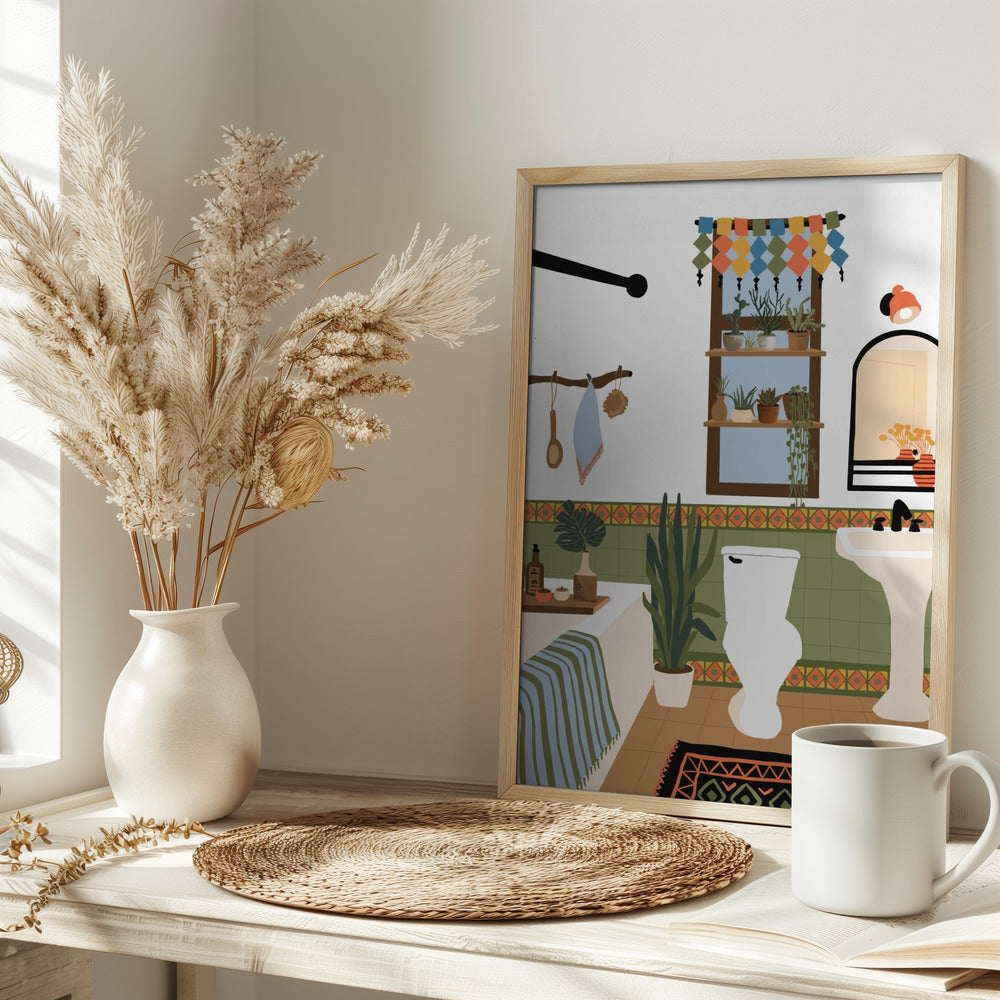 Boho Bathroom - plakatstore