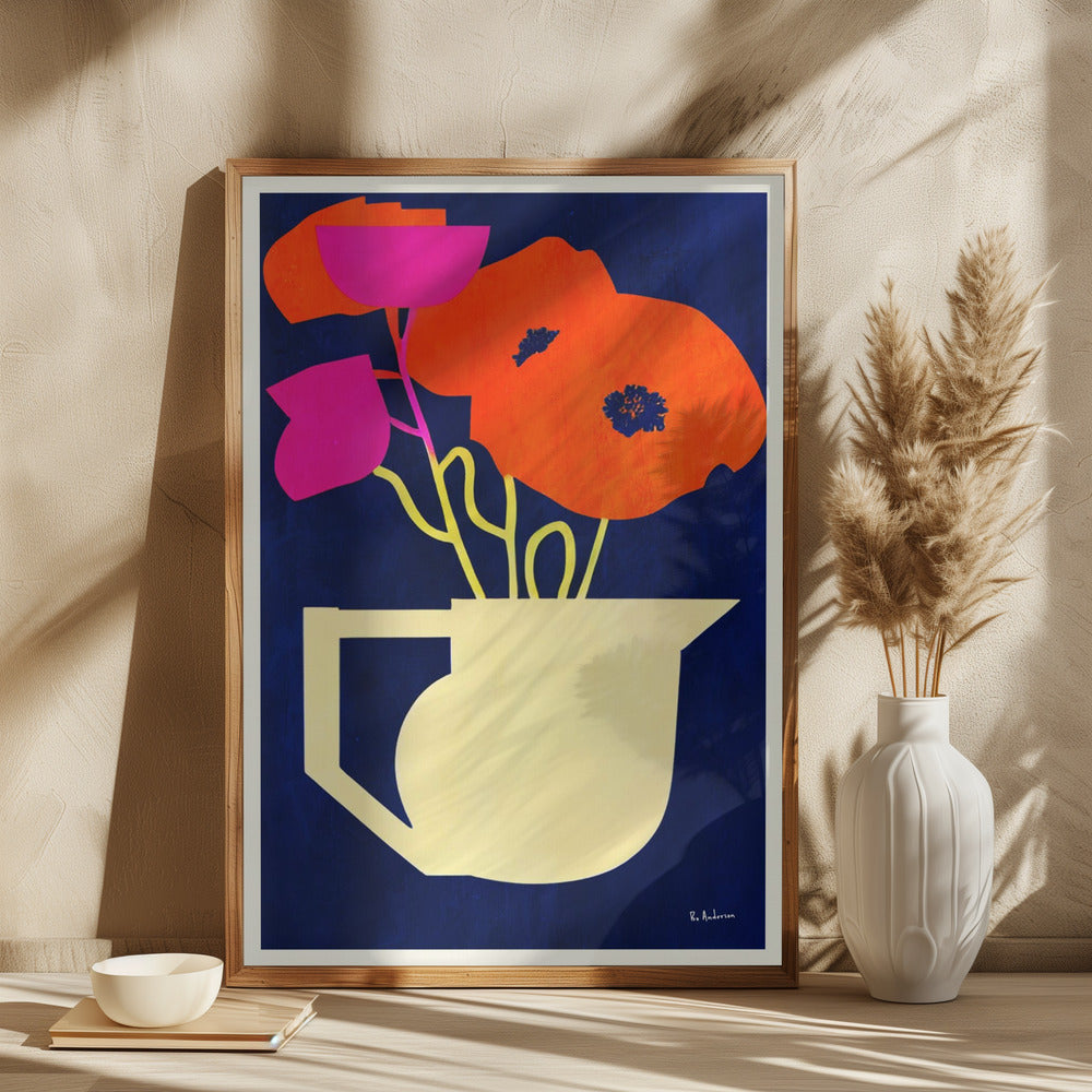 Bright & Sunny Poppies - plakatstore