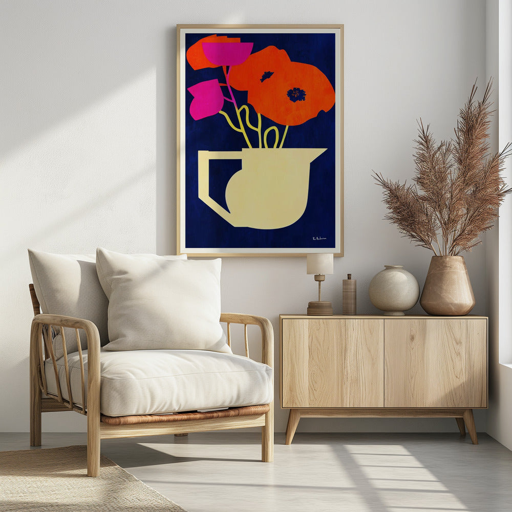 Bright & Sunny Poppies - plakatstore