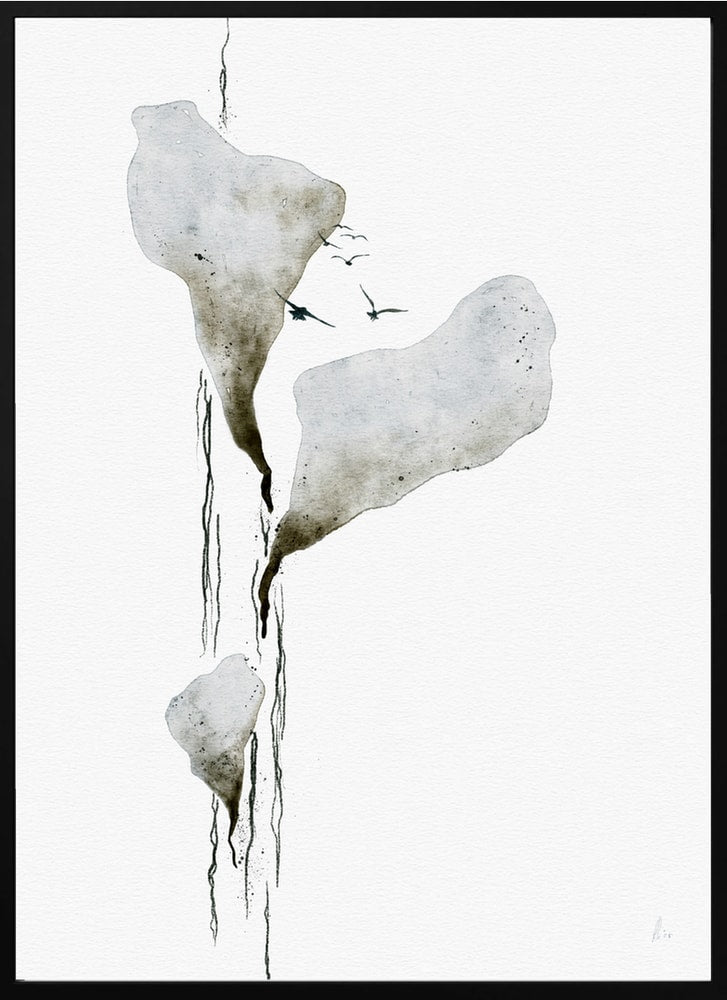 Melting Ice And Birds