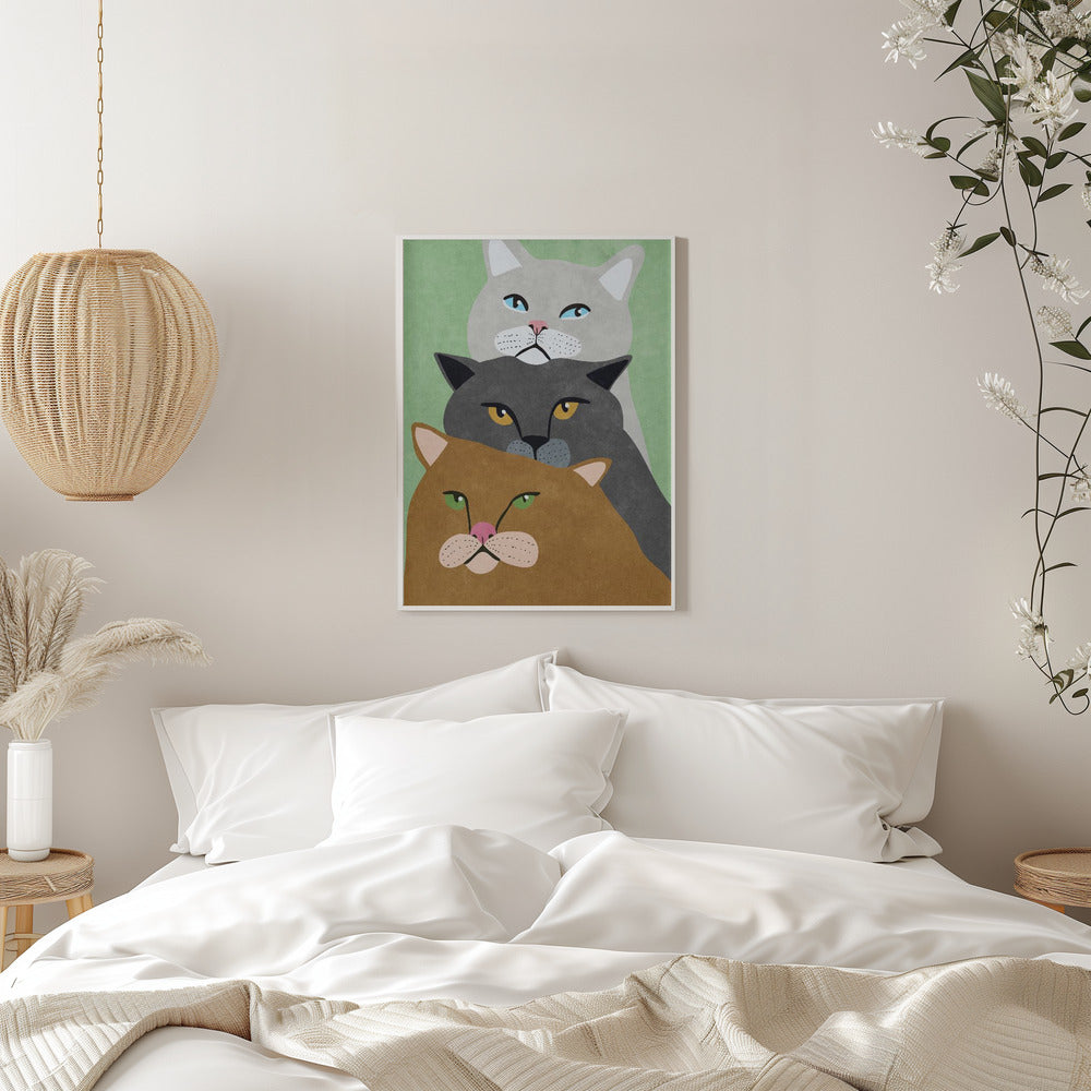 Cat Trio - plakatstore