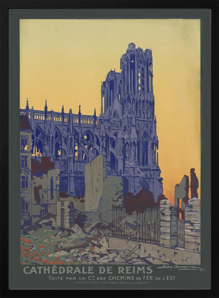 Cathédrale de Reims - plakatstore