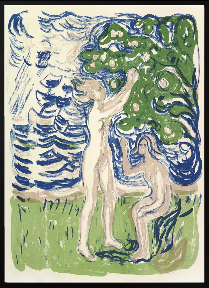 Girls Picking Apples