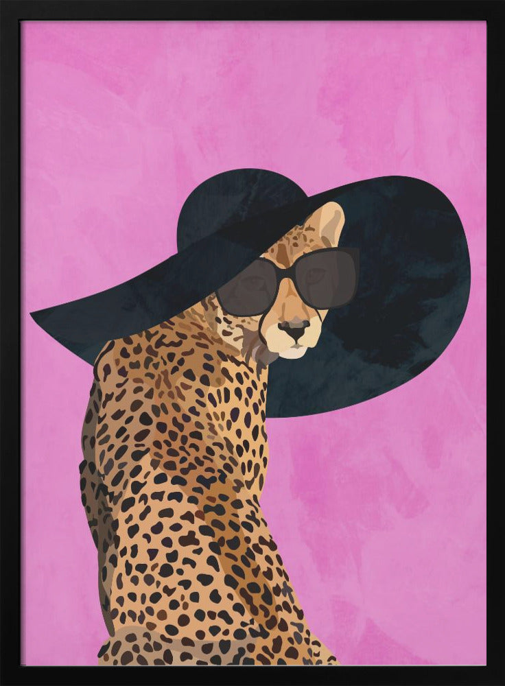 Cheetah Hat Pink - plakatstore