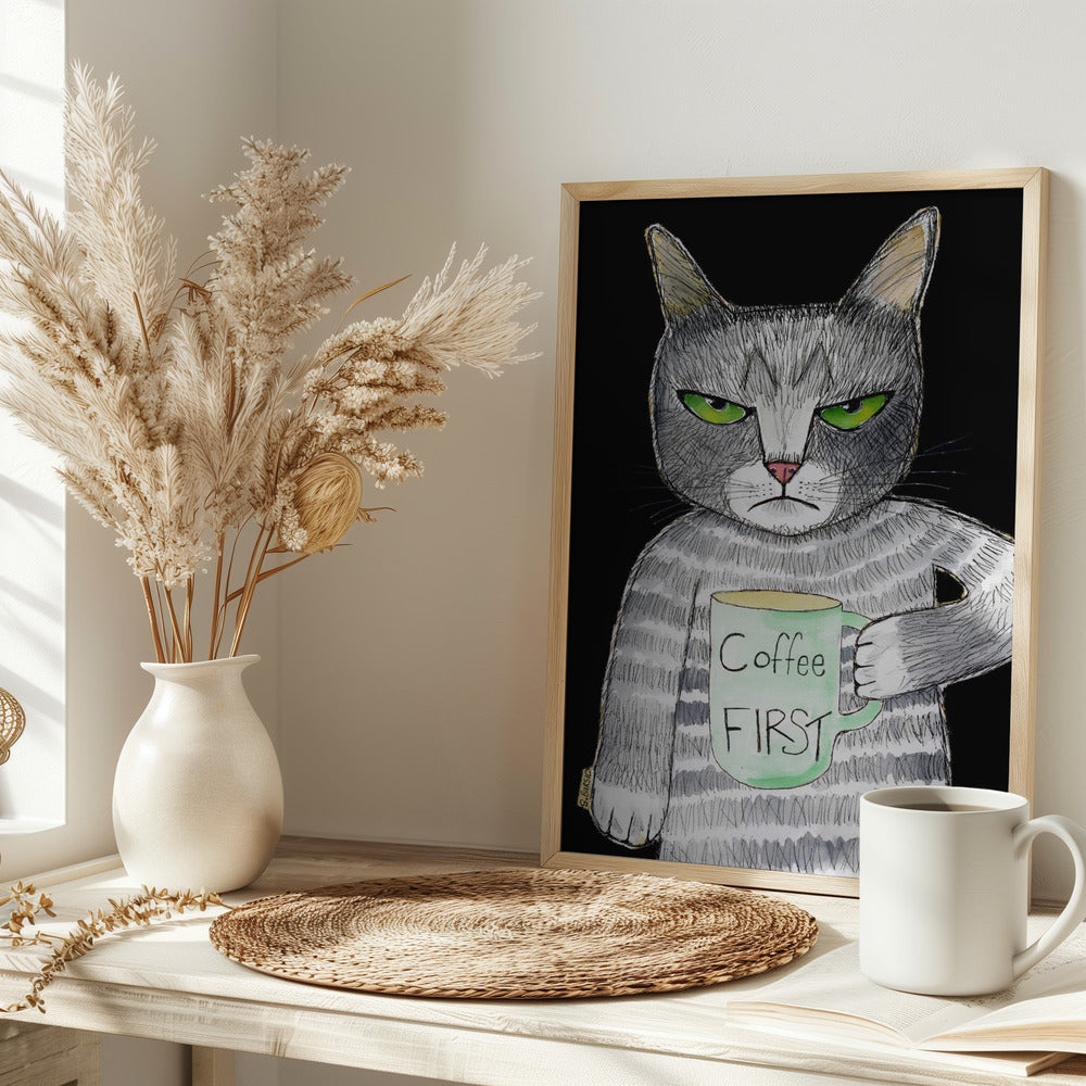 Coffee Cat - plakatstore