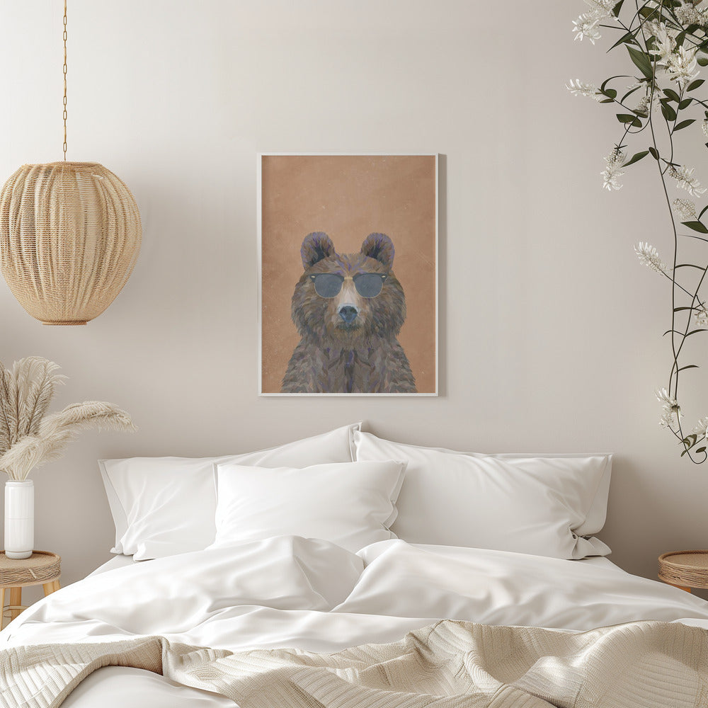 Cool Bear Portrait - plakatstore