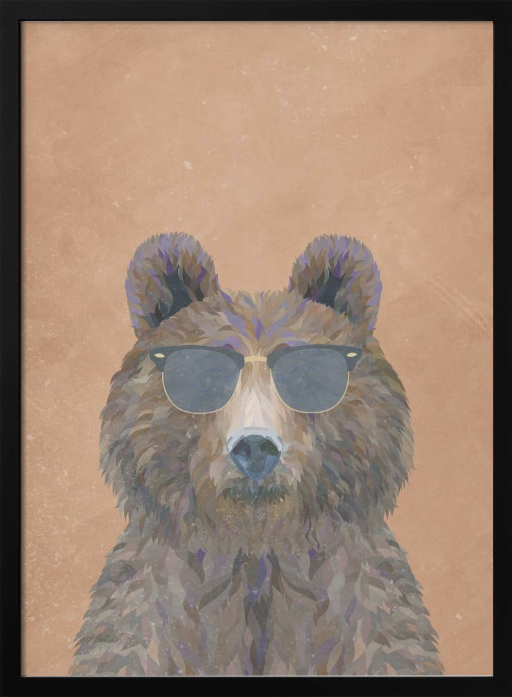 Cool Bear Portrait - plakatstore