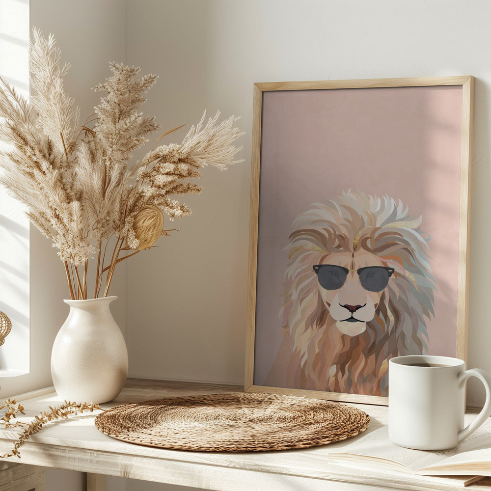 Cool cat lion - plakatstore