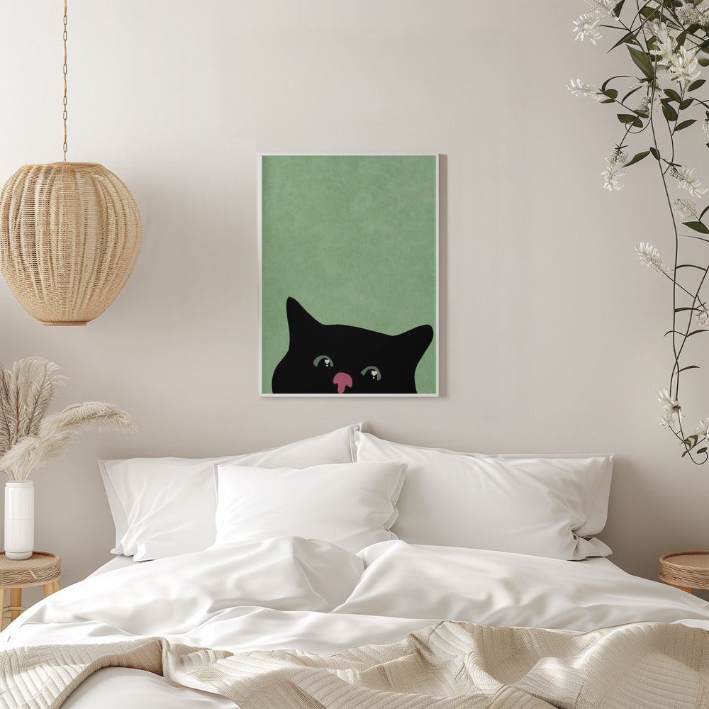 Curious cat - plakatstore