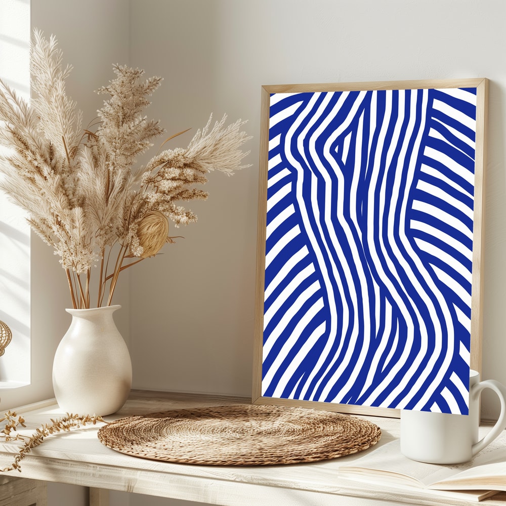 Modern Striped Figure