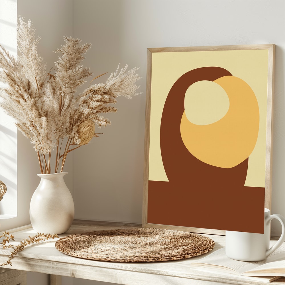 Earthy Geometric Embrace