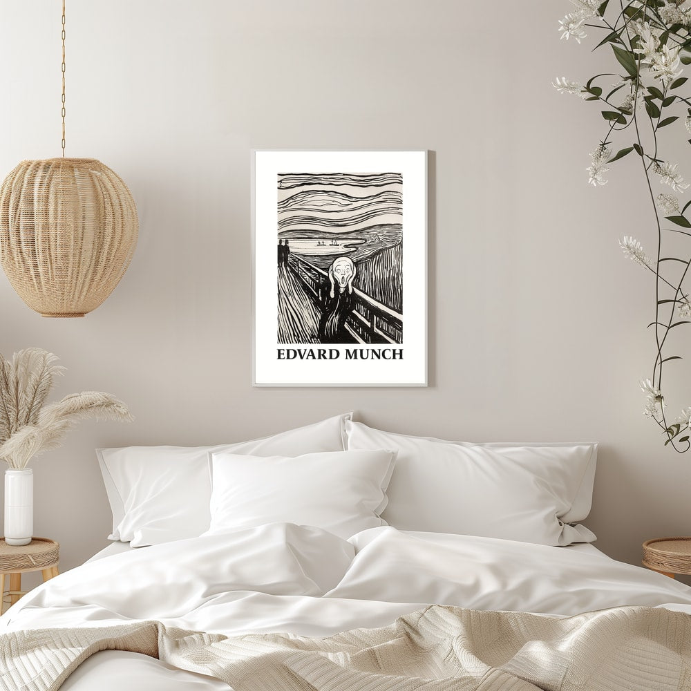 Skriet- The Scream - Monochrome Version