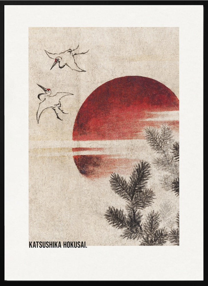 Birds and Sunset, From Album of Sketches (1814)
