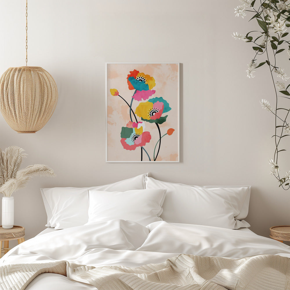 Dopamine Floral - plakatstore