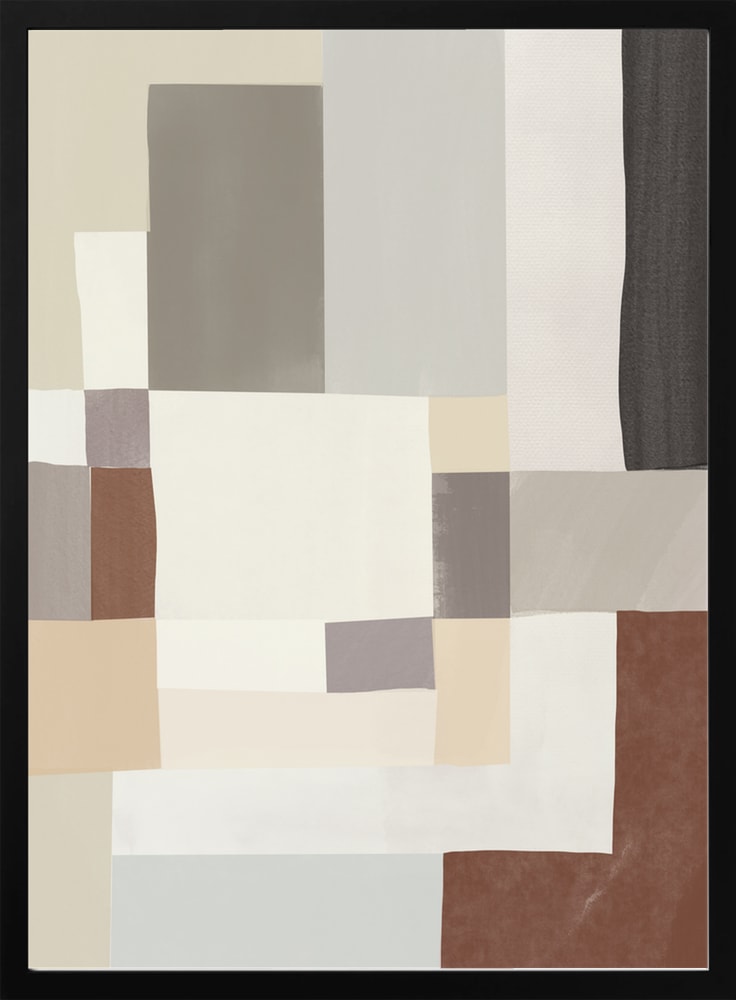 Muted Geometric Abstract