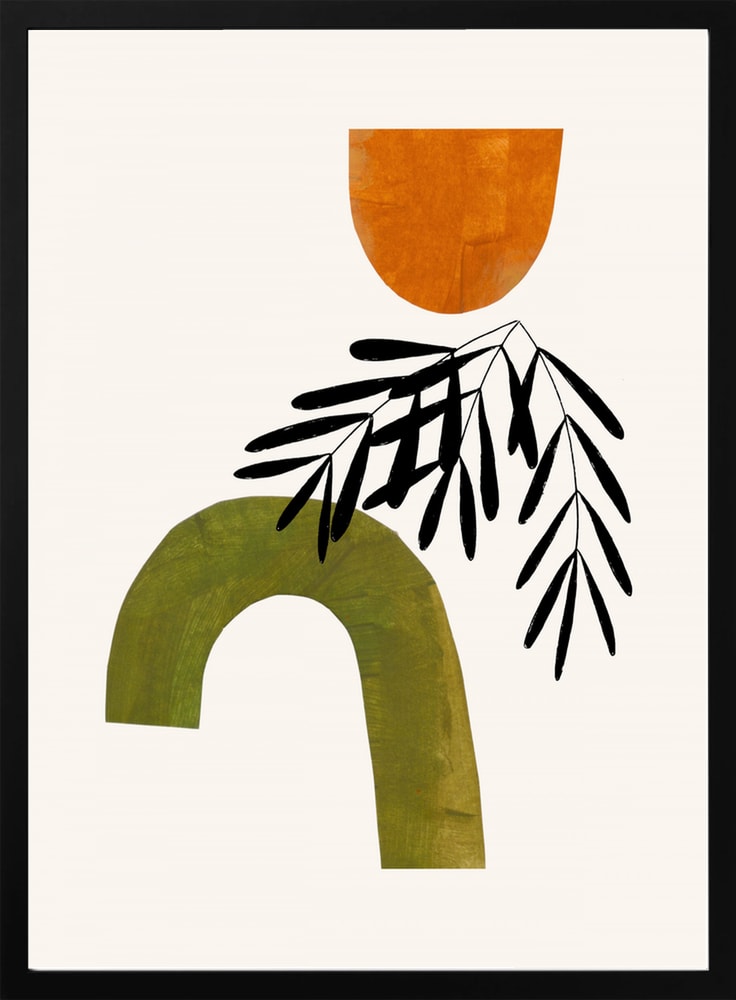 Abstract Olive Arch