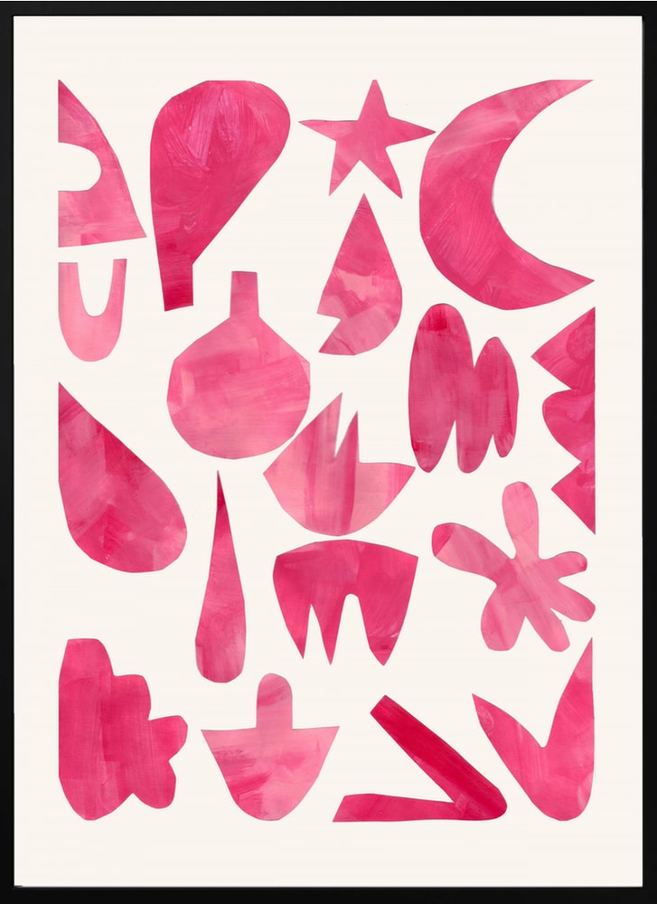 Vibrant Pink Abstractions