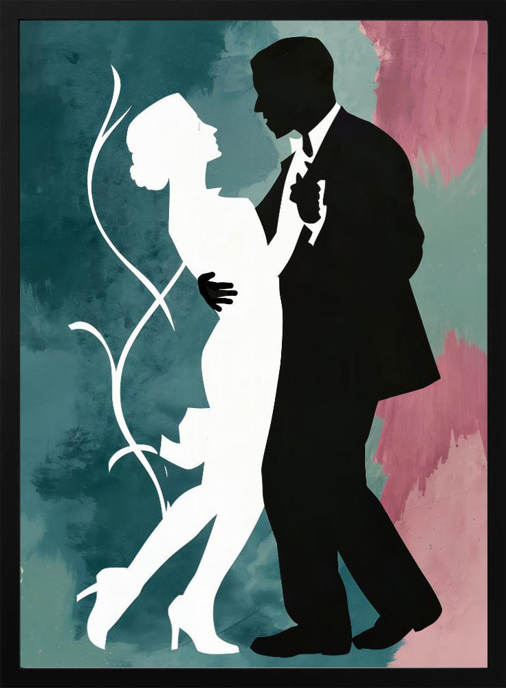 Elegant Couple Dancing - plakatstore