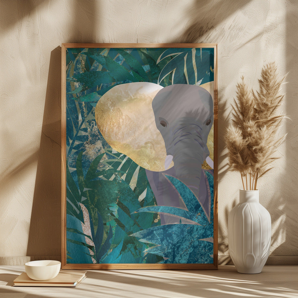 Elephant in the jungle - plakatstore