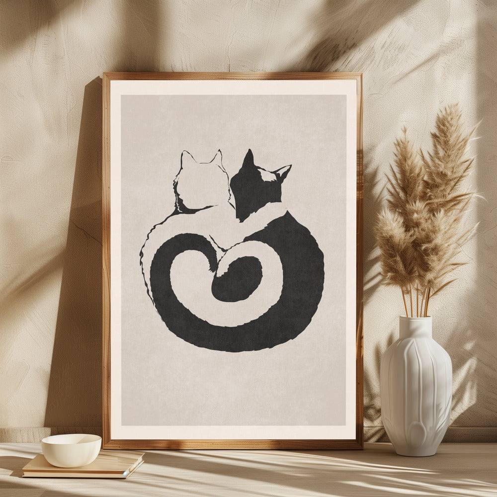 Embracing Cats - plakatstore