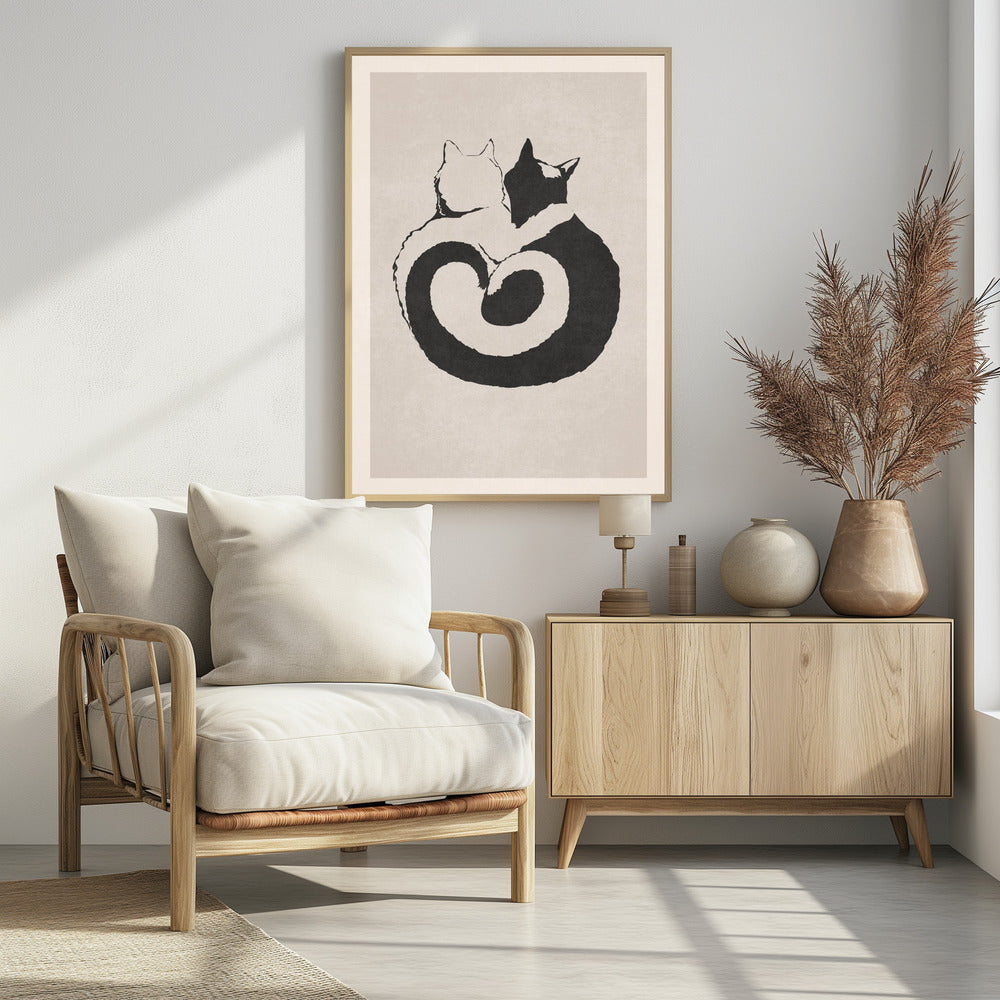 Embracing Cats - plakatstore