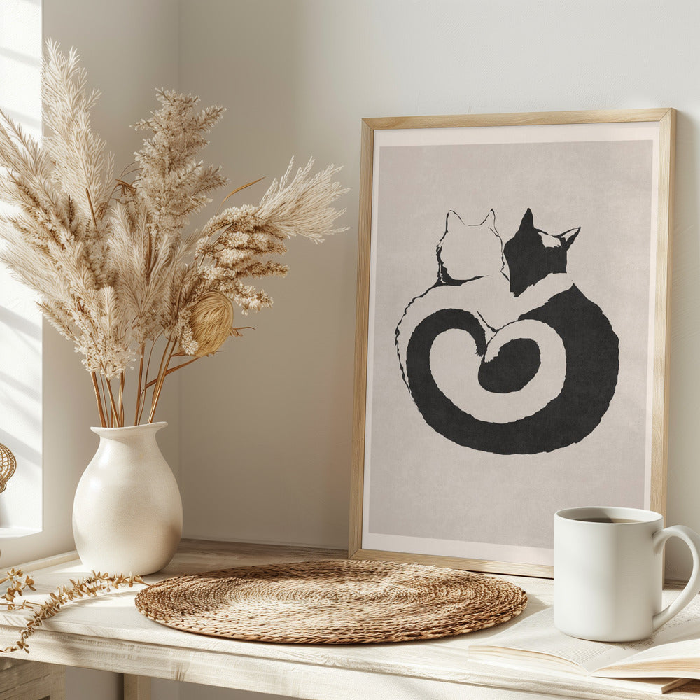 Embracing Cats - plakatstore