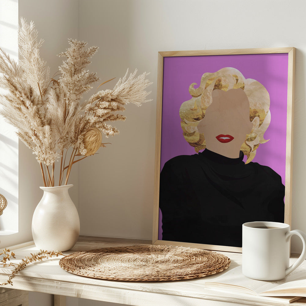 Faceless Marilyn Monroe Modern Art - plakatstore