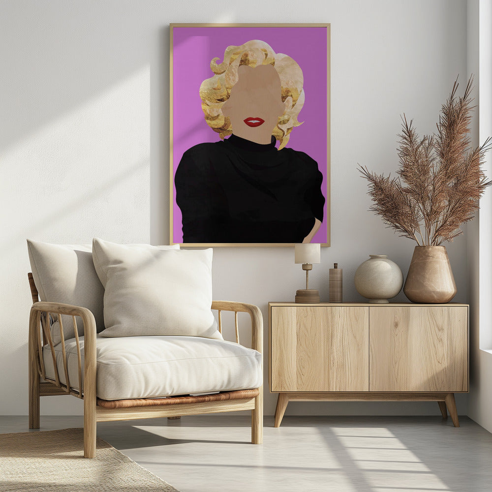 Faceless Marilyn Monroe Modern Art - plakatstore