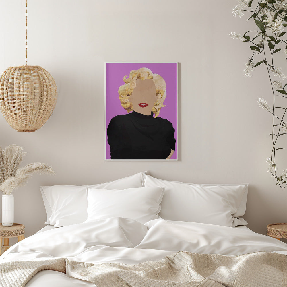 Faceless Marilyn Monroe Modern Art - plakatstore