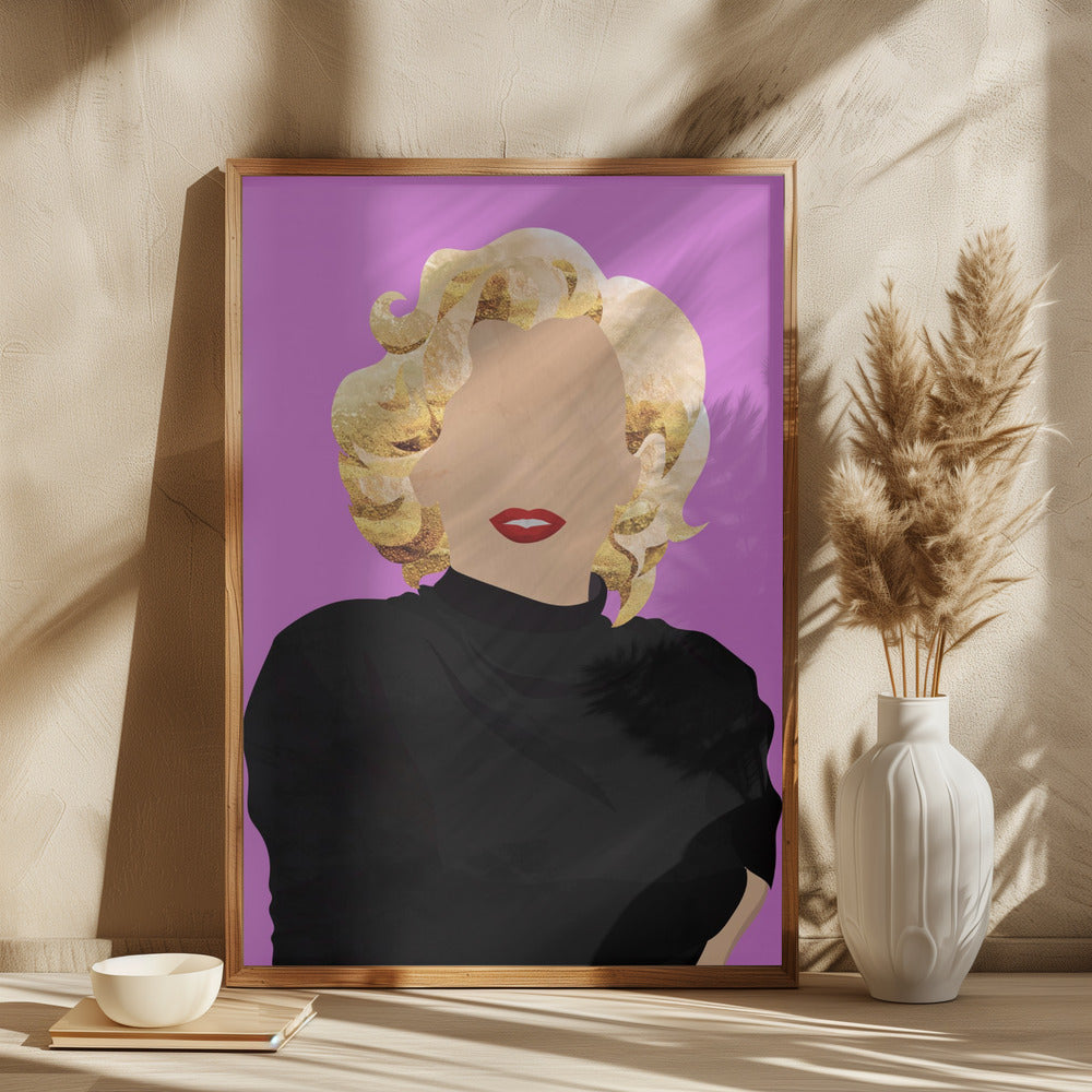 Faceless Marilyn Monroe Modern Art - plakatstore