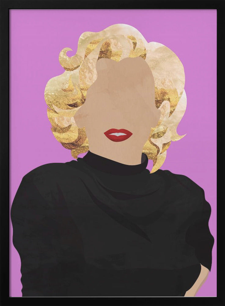 Faceless Marilyn Monroe Modern Art - plakatstore