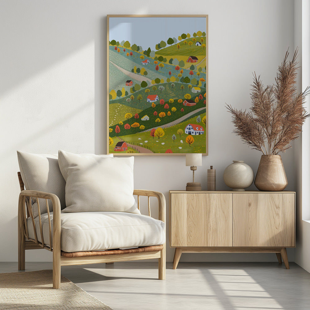 Fall Villages - plakatstore