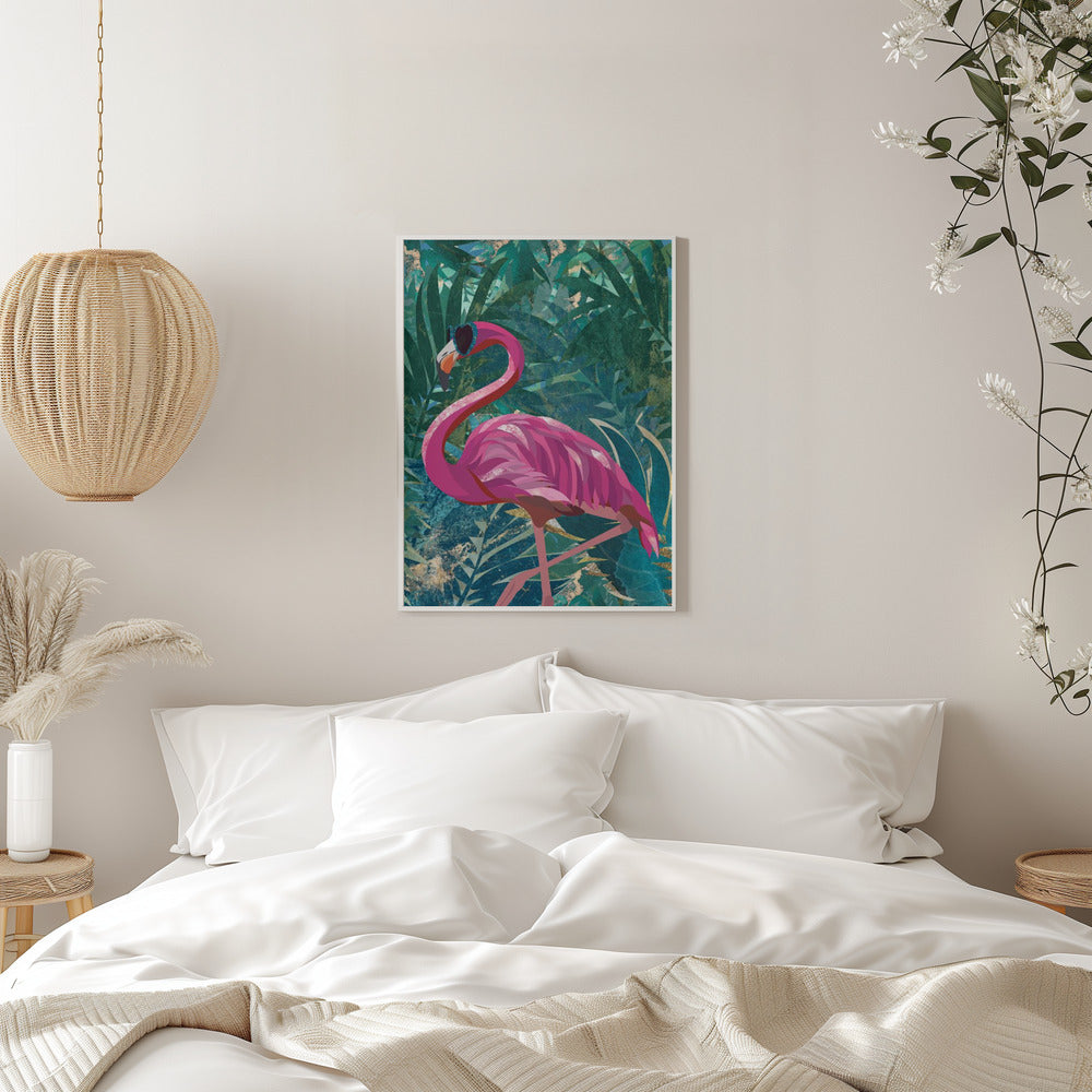 Flamingo in the Jungle - plakatstore