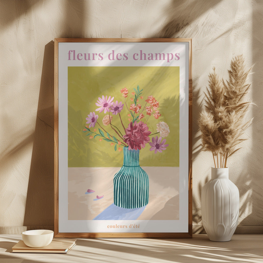 Fleur Des Champs - Green - plakatstore