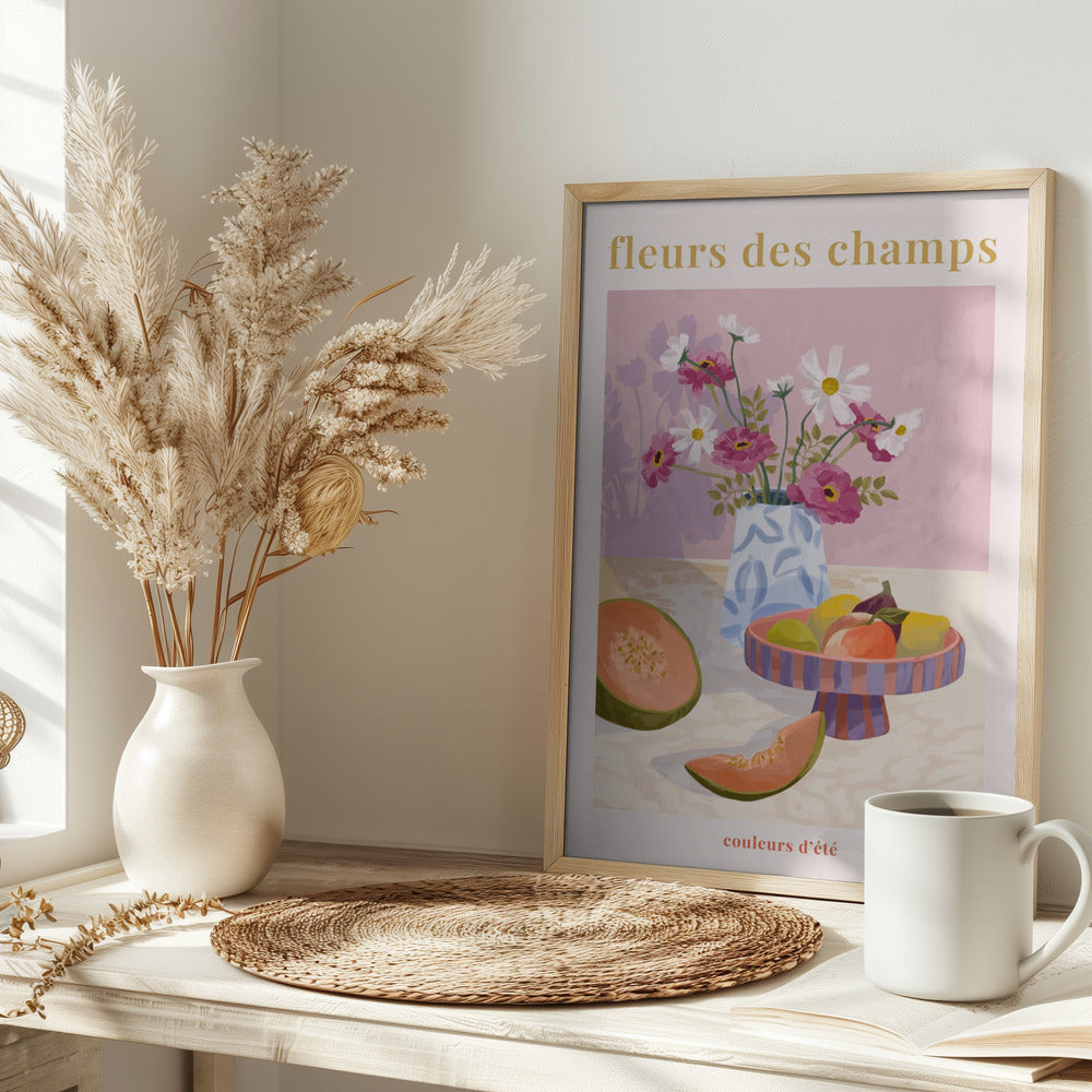 Fleur Des Champs - Pink - plakatstore