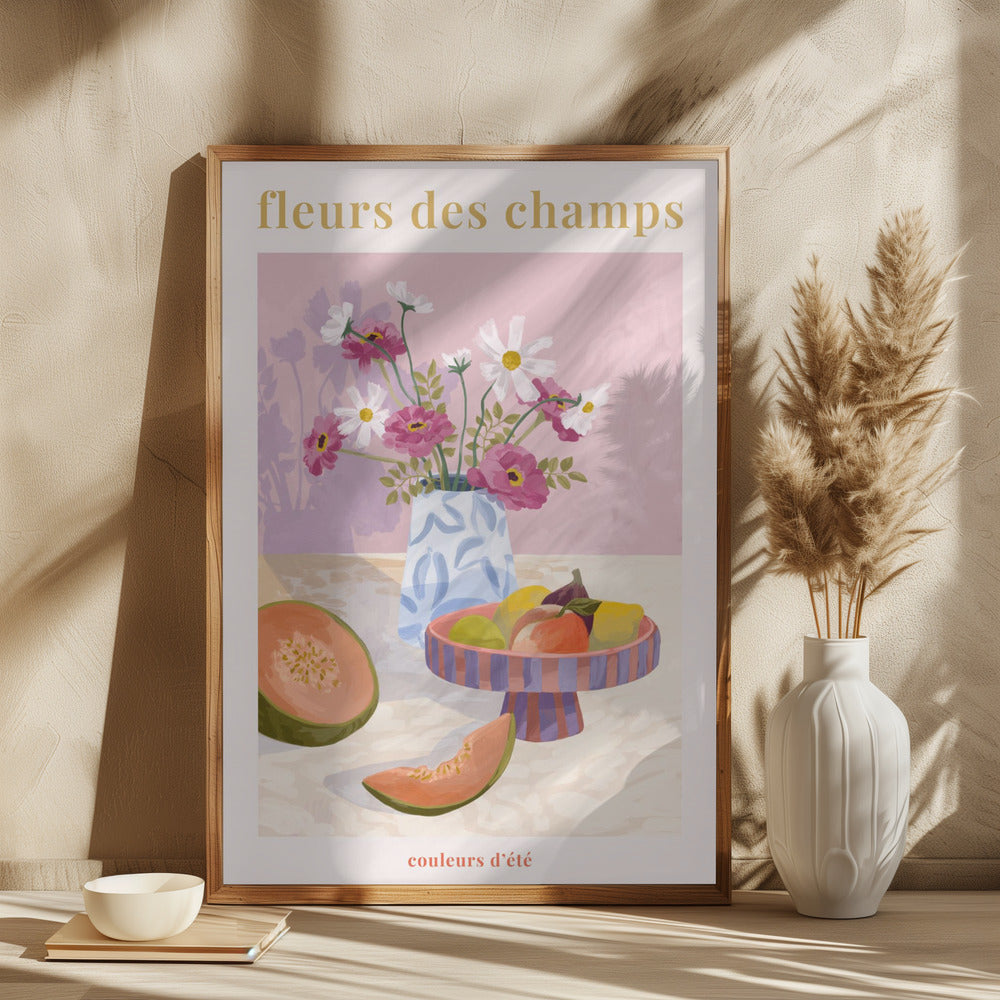 Fleur Des Champs - Pink - plakatstore