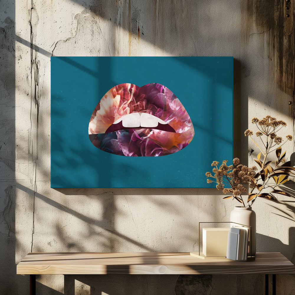 Floral Lips - plakatstore