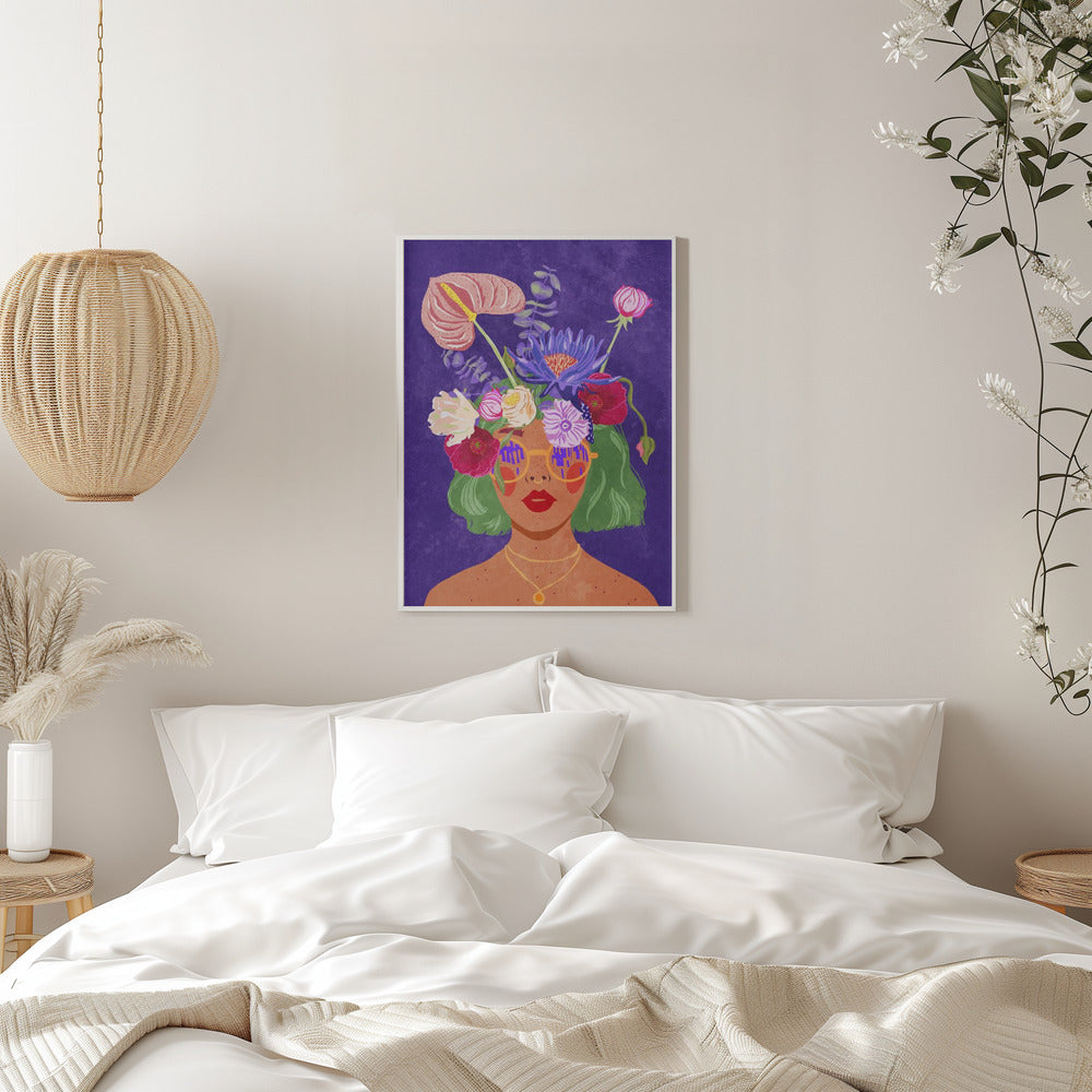 Flower head - plakatstore